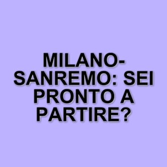 Pavia accoglie la partenza della Milano-Sanremo: un evento da non perdere