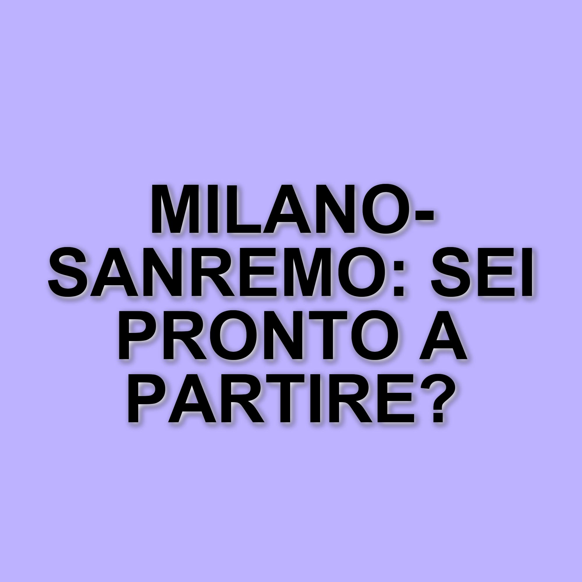 Pavia accoglie la partenza della Milano-Sanremo: un evento da non perdere