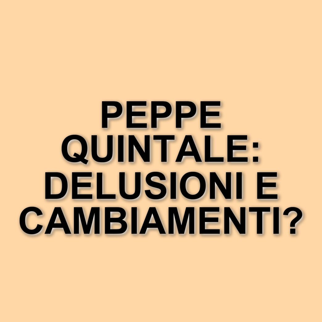 Peppe Quintale: il suo percorso tra successi e delusioni nel mondo della televisione