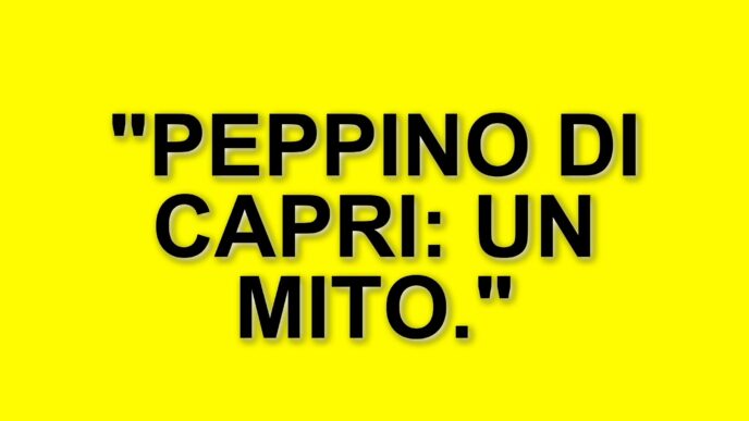 Peppino di Capri: la vita e la carriera del cantautore che ha conquistato il mondo