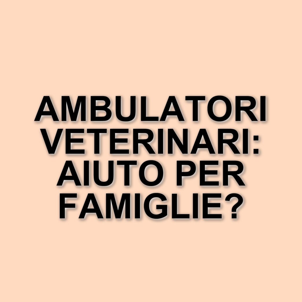 Piemonte: 16 ambulatori di veterinaria sociale offrono supporto a famiglie in difficoltà