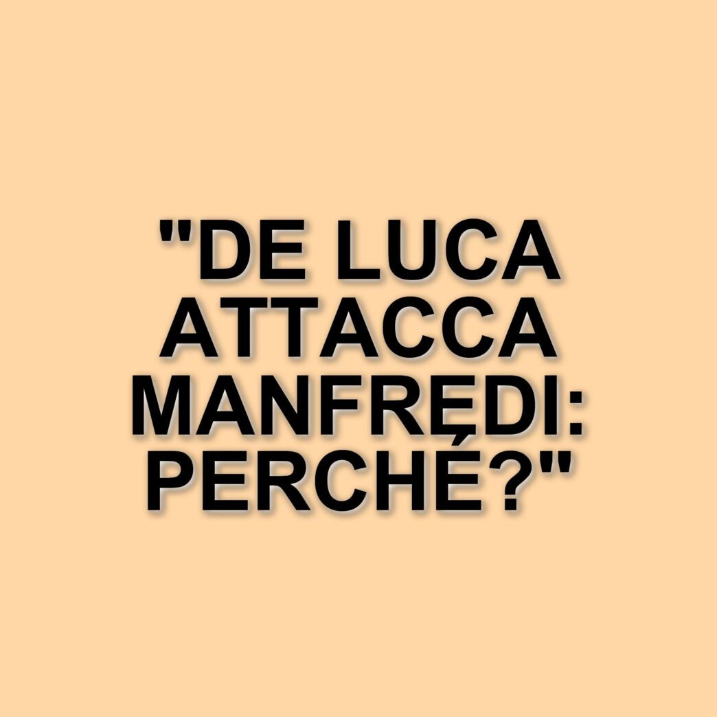 Polemica sui Campi Flegrei: De Luca critica il sindaco Manfredi per la gestione dell'emergenza