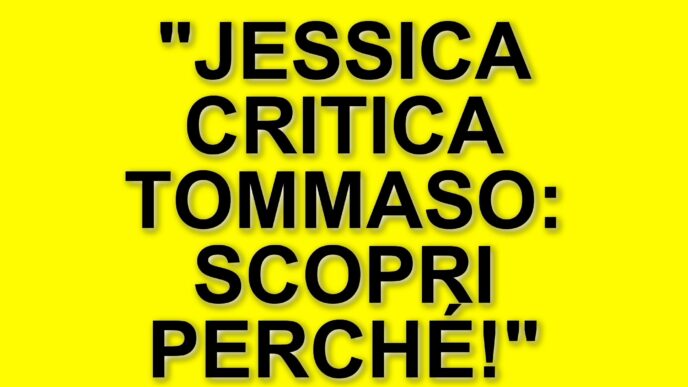 Polemiche e tensioni nella casa del GF: Jessica Morlacchi critica Tommaso Franchi