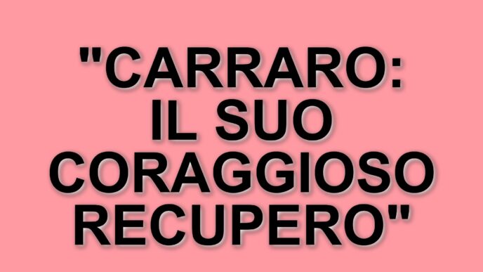 Problemi di salute per l'editore Carraro: il suo percorso di recupero a Milano