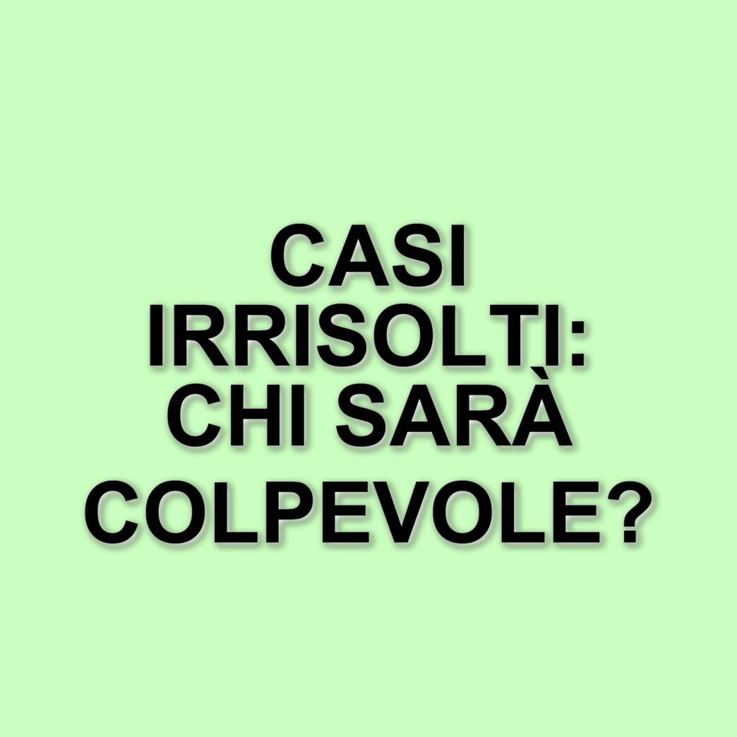 Nuove rivelazioni sui casi di cronaca: da Pierina Paganelli a Gianpaolo Filippini