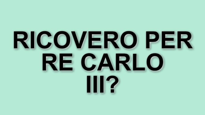 Re Carlo III ricoverato in ospedale per effetti collaterali delle cure oncologiche