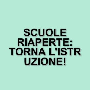 Riapertura delle scuole a Napoli e Pozzuoli: dopo i controlli post terremoto, si torna in aula