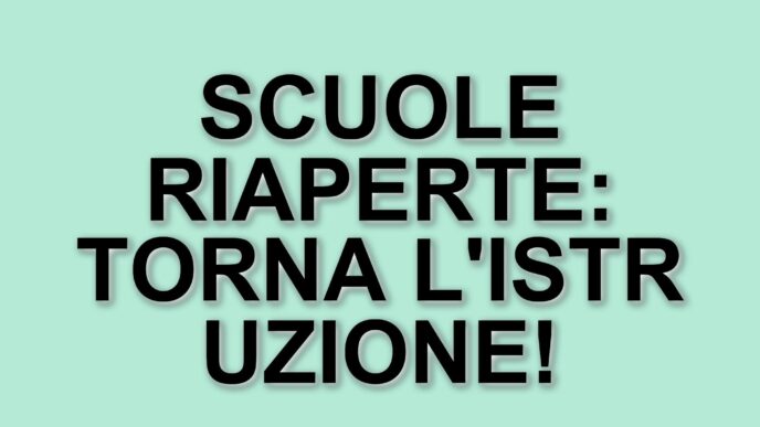 Riapertura delle scuole a Napoli e Pozzuoli: dopo i controlli post terremoto, si torna in aula