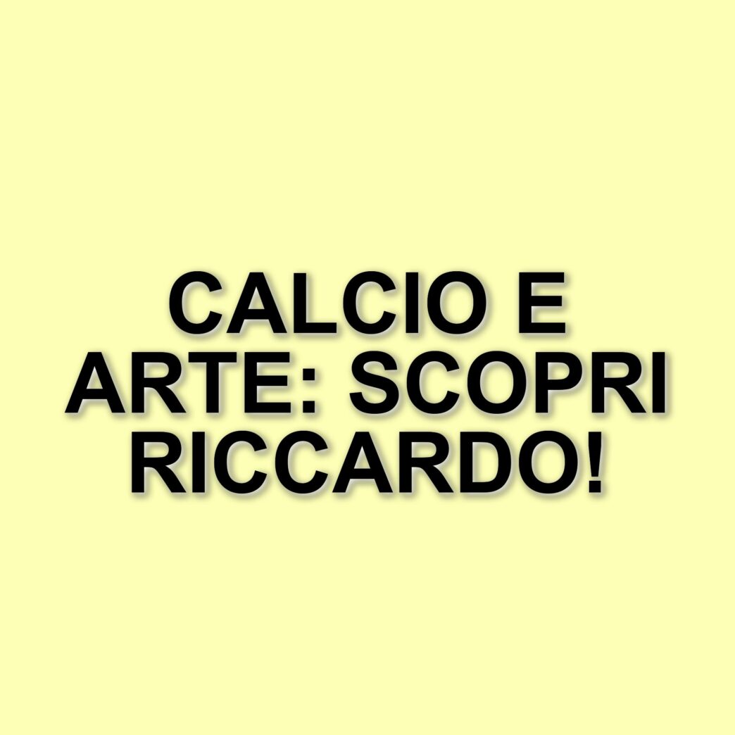 Riccardo Saponara: Un viaggio tra calcio e arte tra Empoli e Firenze