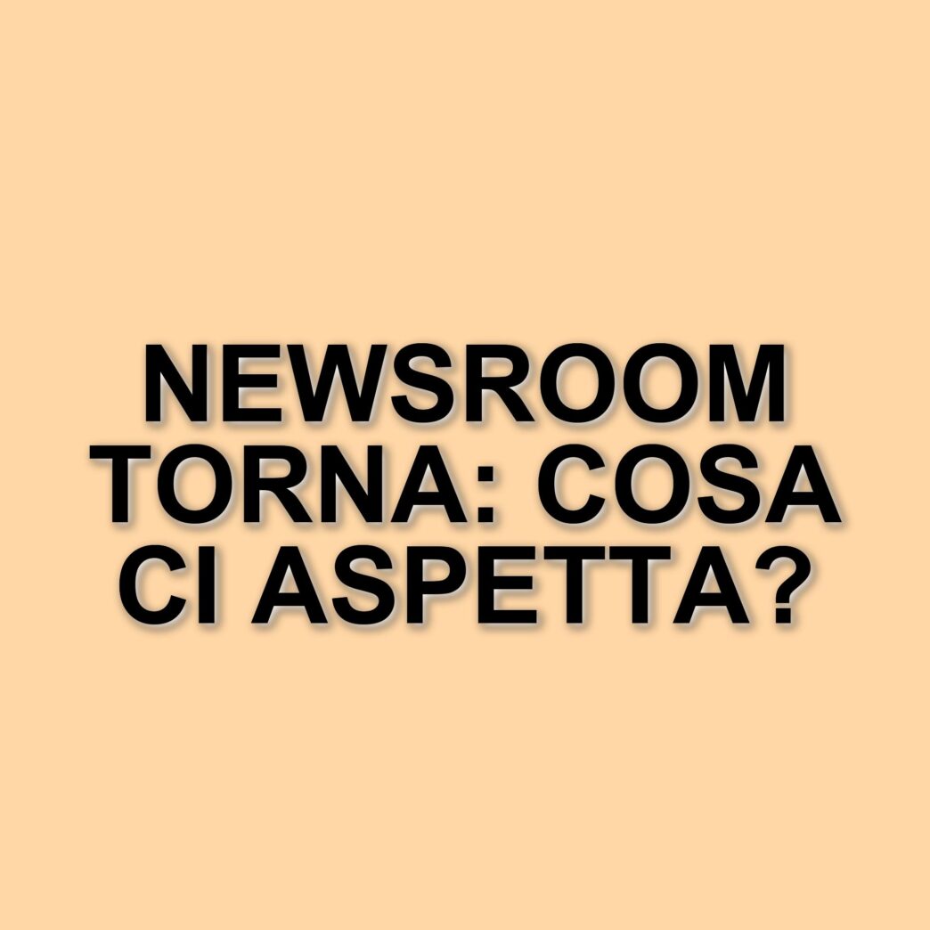 Riparte Newsroom: il programma di approfondimento di Rai 3 torna in prima serata