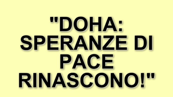 Riprendono i negoziati a Doha tra Israele e Hamas per la tregua e il rilascio degli ostaggi