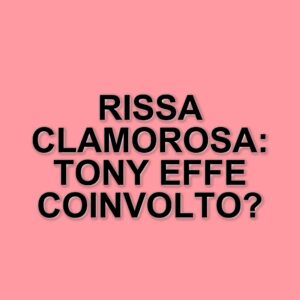 Rissa al Sanctuary di Olbia: Tony Effe tra gli indagati per violenza e danneggiamento