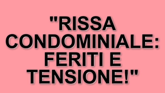 Rissa tra condomini a Castiglione delle Stiviere: quattro feriti, uno è grave