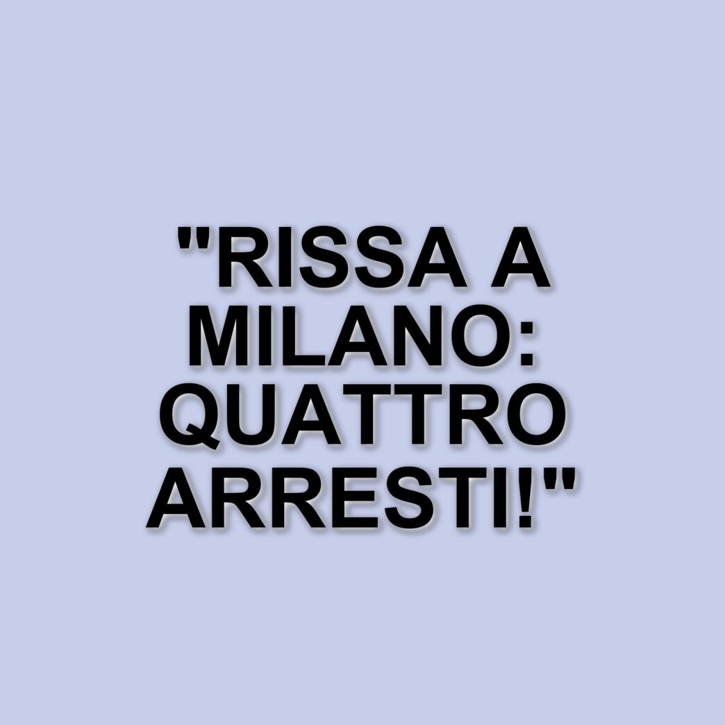 Rissa tra decine di persone a Milano: quattro arresti in via Padova