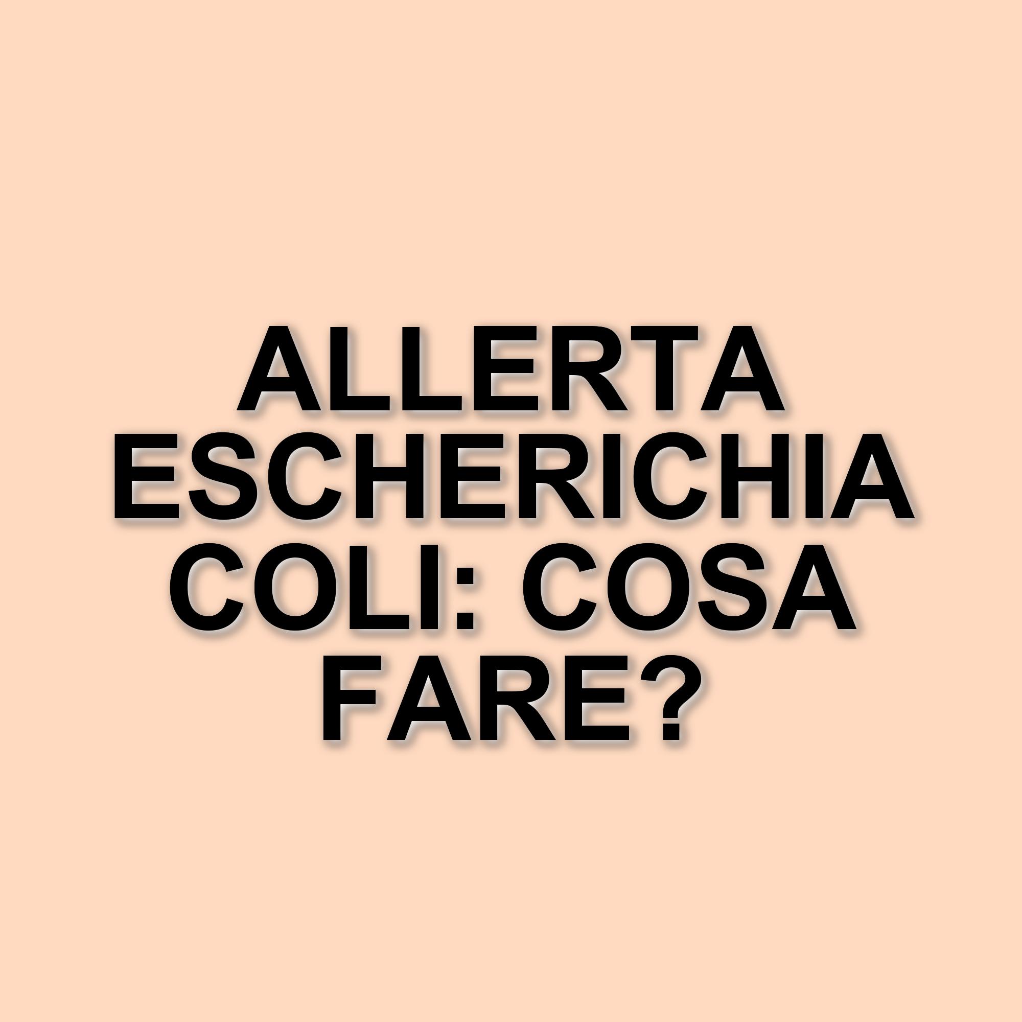 Ritiro di salamini da Cinta Senese DOP: allerta per Escherichia coli dal Ministero della Salute