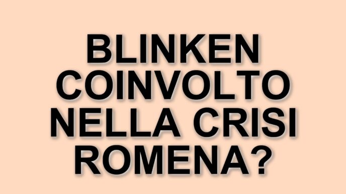 Rivelazioni su Anthony Blinken: presunti legami con la crisi politica in Romania