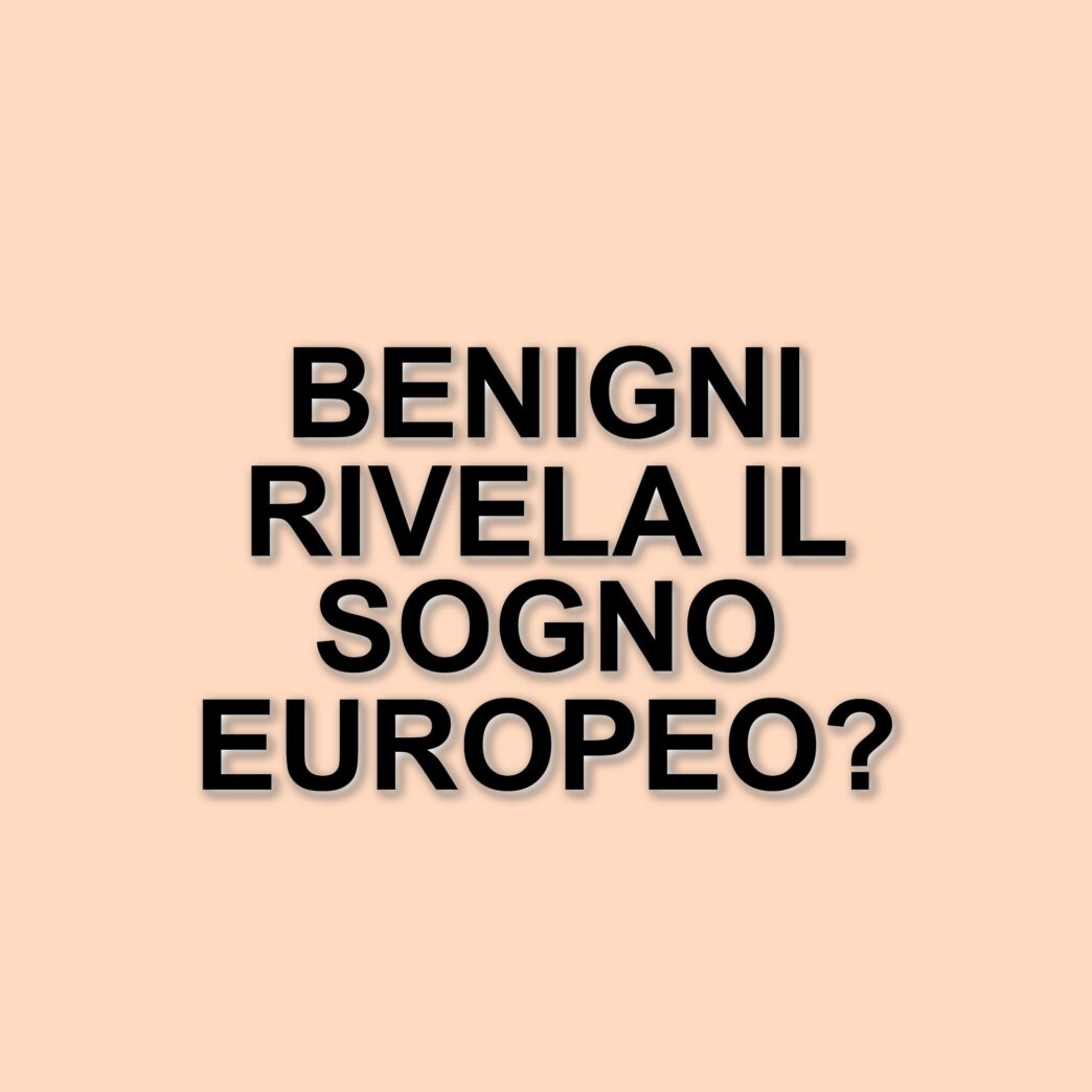 Roberto Benigni celebra Jean Monnet e il sogno dell'Unione Europea nel suo spettacolo "Il Sogno"