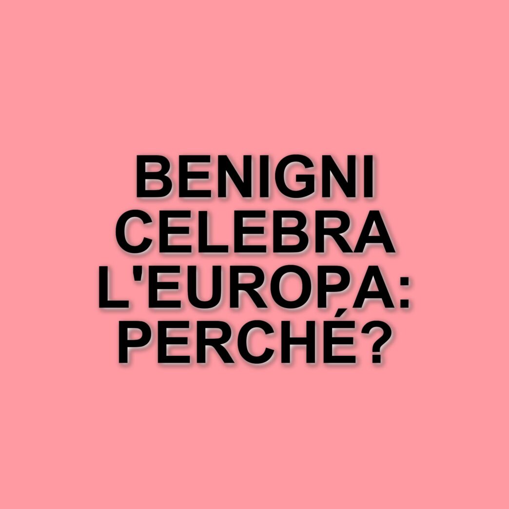Roberto Benigni celebra l'Unione Europea ne Il Sogno: un messaggio di unità e speranza
