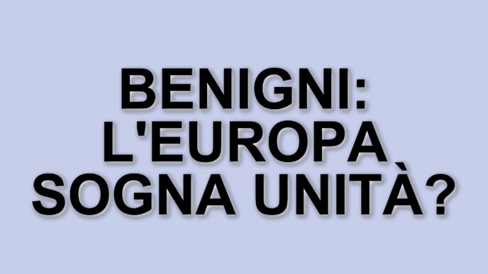 Roberto Benigni celebra l'Unione Europea: un sogno di pace e unità