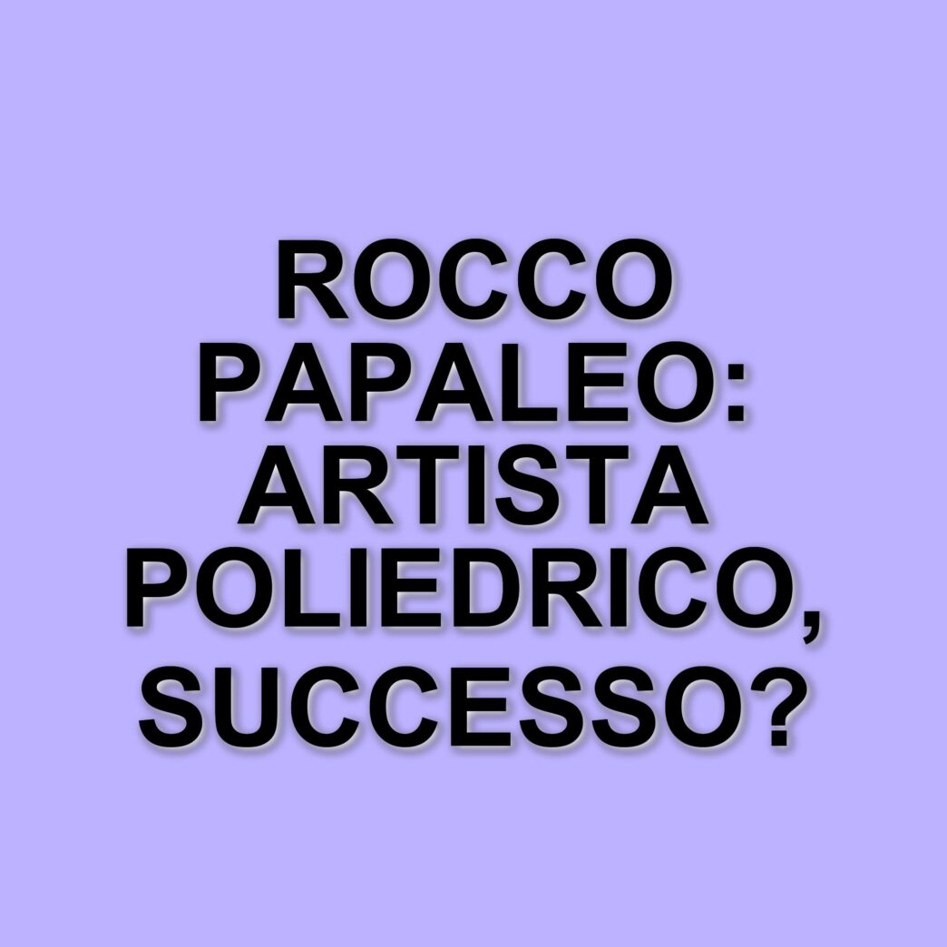 Rocco Papaleo: dalla musica al successo nel cinema e in tv, la carriera di un artista poliedrico