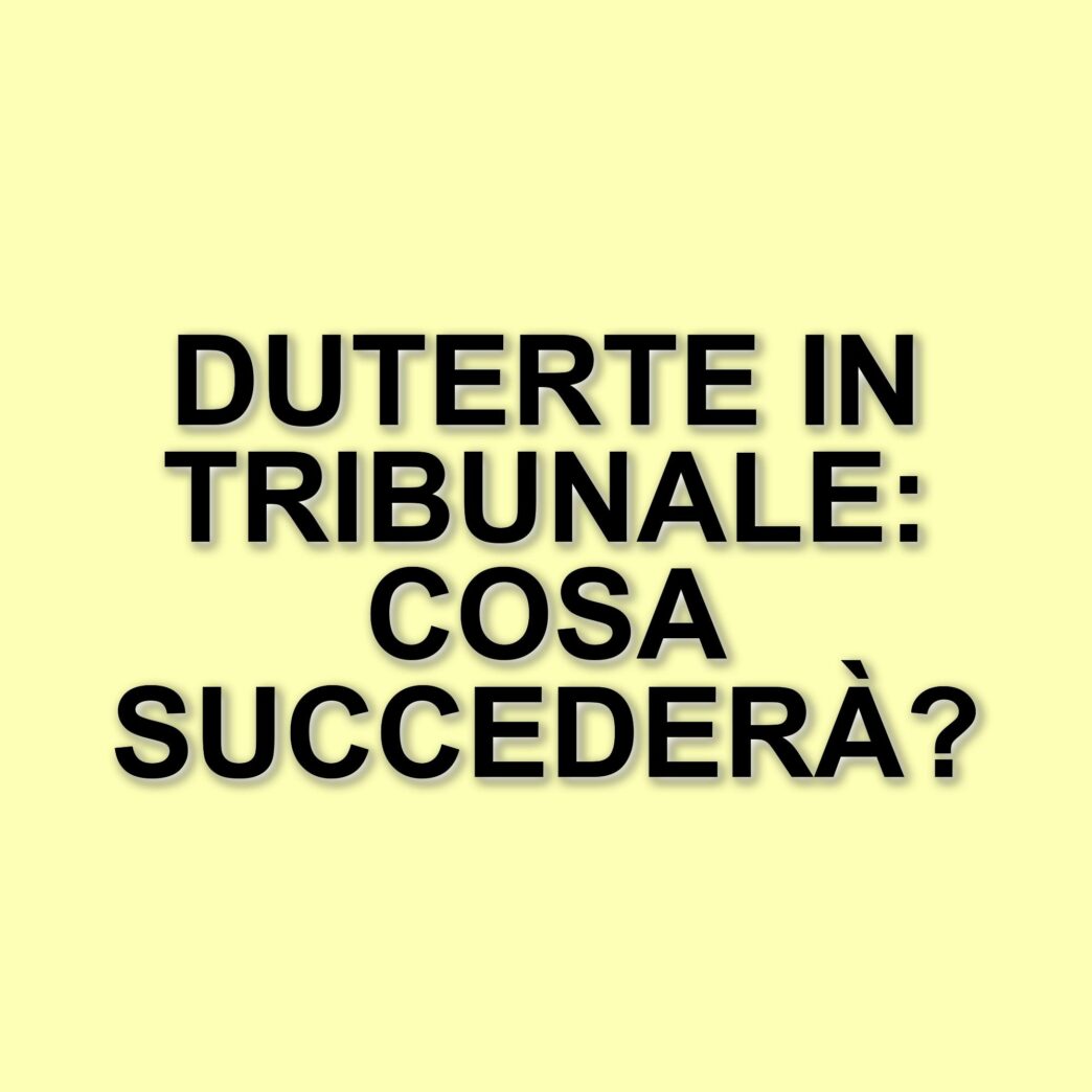 Rodrigo Duterte davanti alla Corte penale internazionale: il caso che scuote le Filippine
