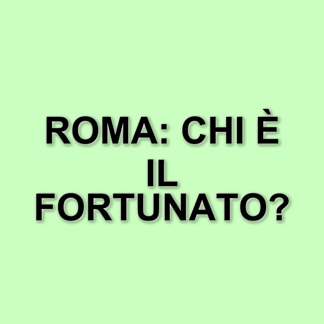 Roma festeggia una vincita straordinaria al SuperEnalotto: 88,2 milioni di euro