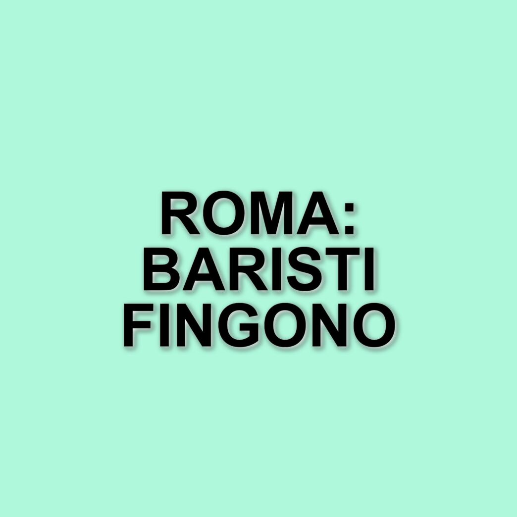 Roma: i baristi si fingono clienti per fermare i furti tra i tavolini
