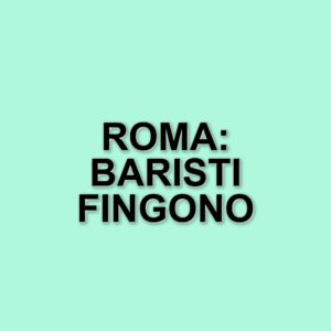 Roma: i baristi si fingono clienti per fermare i furti tra i tavolini