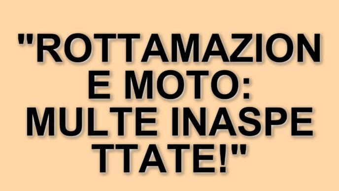 Rottamazione moto: condannata una donna per multe non pagate dopo la consegna in officina