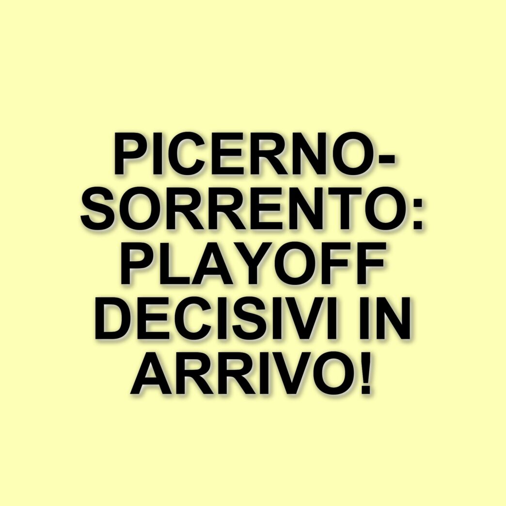 Picerno e Sorrento si sfidano: match cruciale per i playoff di Serie C