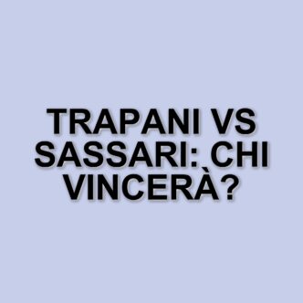 Sassari e Trapani si sfidano al PalaSerradimigni: la capolista in cerca di conferme