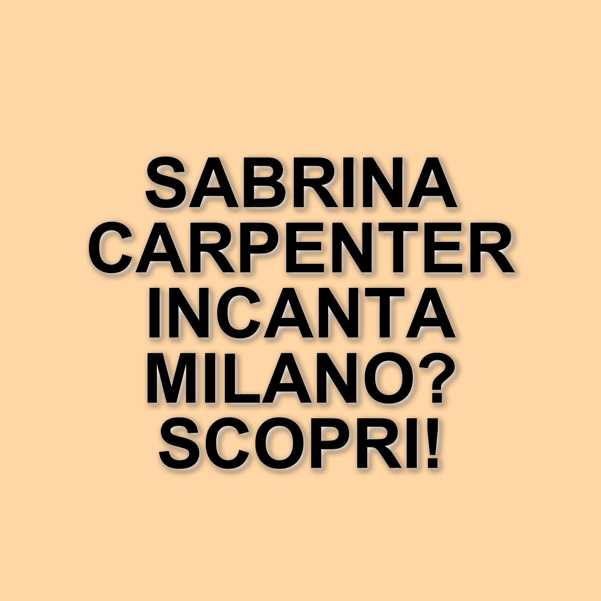 Sabrina Carpenter incanta Milano: il tour Short n’ Sweet tra stile e musica