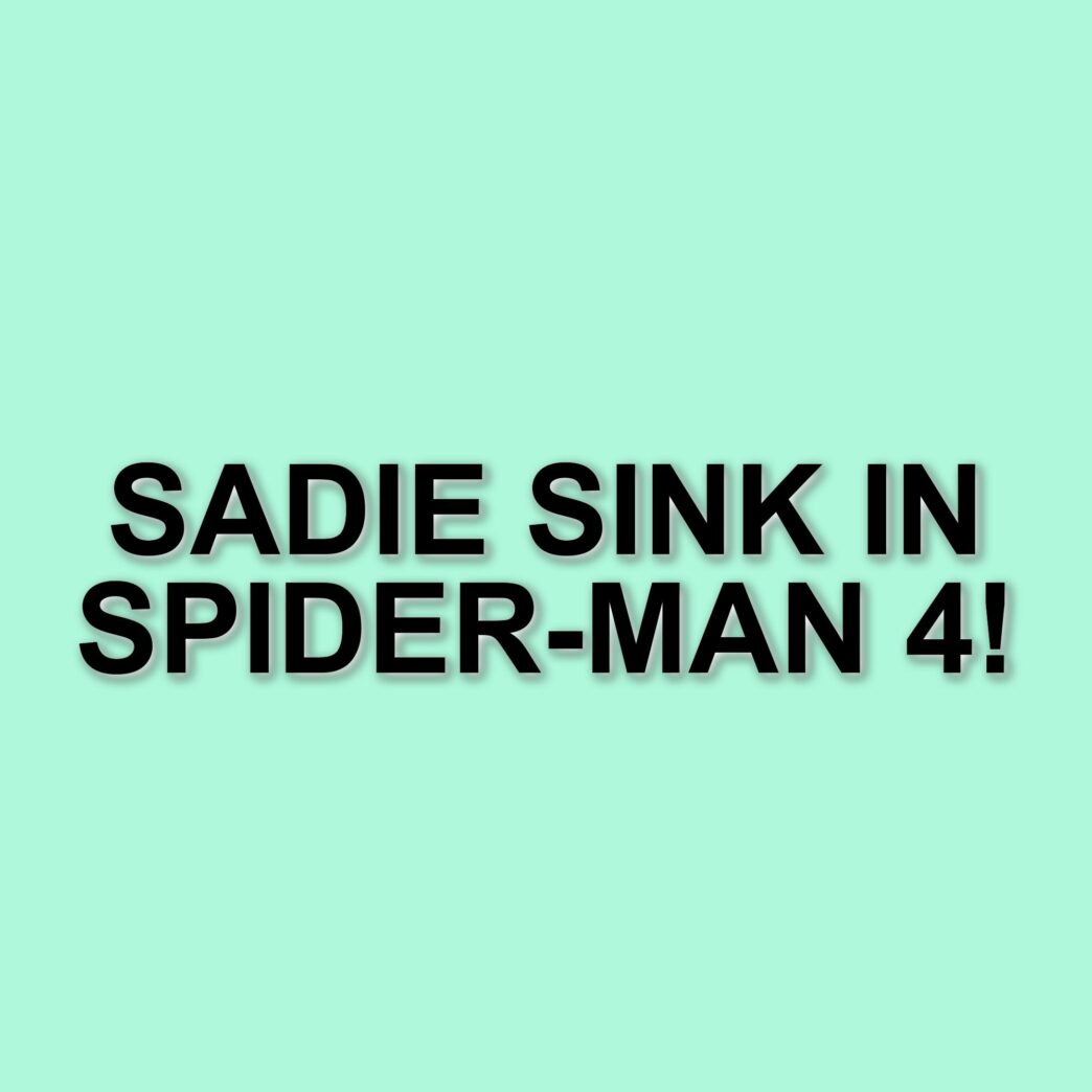 Sadie Sink pronta a entrare nel Marvel Cinematic Universe con Spider-Man 4