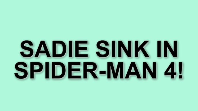 Sadie Sink pronta a entrare nel Marvel Cinematic Universe con Spider-Man 4