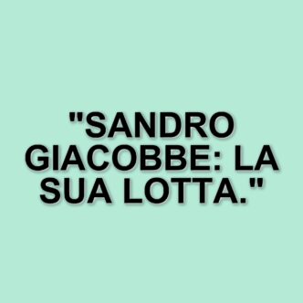 Sandro Giacobbe racconta la sua battaglia contro il tumore a "Domenica In"