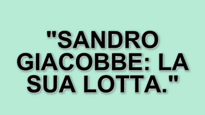 Sandro Giacobbe racconta la sua battaglia contro il tumore a "Domenica In"