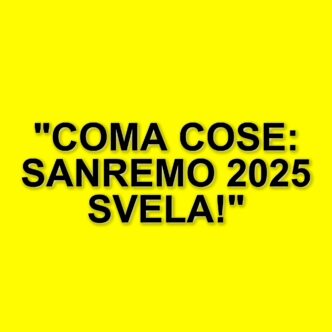 Sanremo 2025: i Coma Cose e le nuove certificazioni musicali