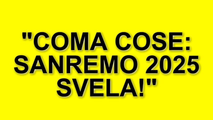 Sanremo 2025: i Coma Cose e le nuove certificazioni musicali