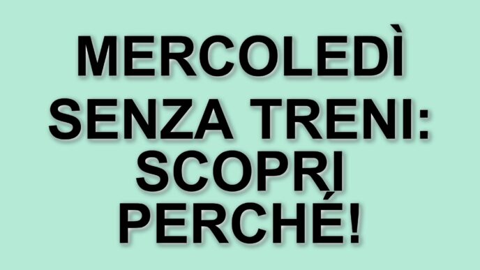 Sciopero dei dipendenti ferroviari: Trenitalia, Italo e Trenord fermano il servizio mercoledì 19 marzo