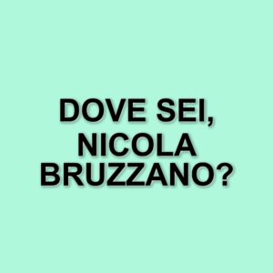 Scomparso Nicola Bruzzano: il padre lancia un appello in diretta per il figlio di 17 anni