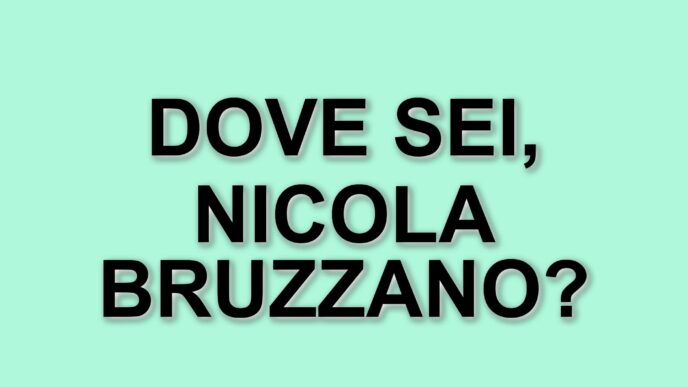 Scomparso Nicola Bruzzano: il padre lancia un appello in diretta per il figlio di 17 anni