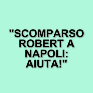Scomparso a Napoli: appelli per trovare Robert Cadger, turista scozzese di 47 anni