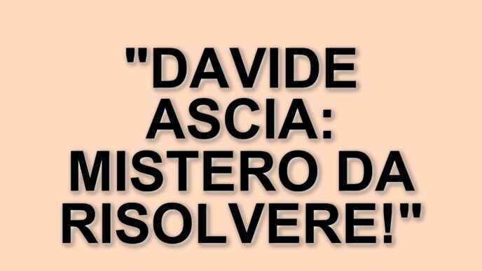 Scomparso in Germania: ricerche in corso per Davide Ascia, 47enne di Gela