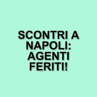 Scontri tra manifestanti e polizia a Napoli: due agenti feriti durante la protesta