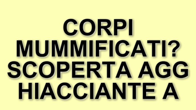 Scoperta macabra a Verona: corpi mummificati di una coppia trovati da tre giovani esploratori urbani