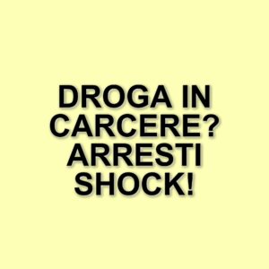 Scoperto traffico di droga nel carcere di Carinola: arresti per detenuti e familiari