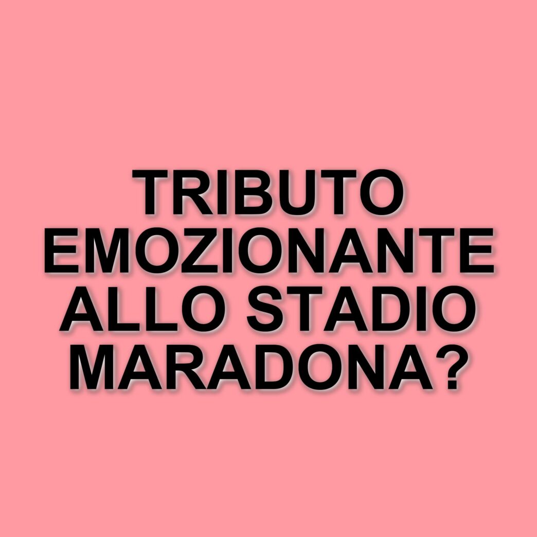 Serena Brancale canta “Anema e Core” al Maradona: l'emozione di un tributo a Napoli e a suo padre