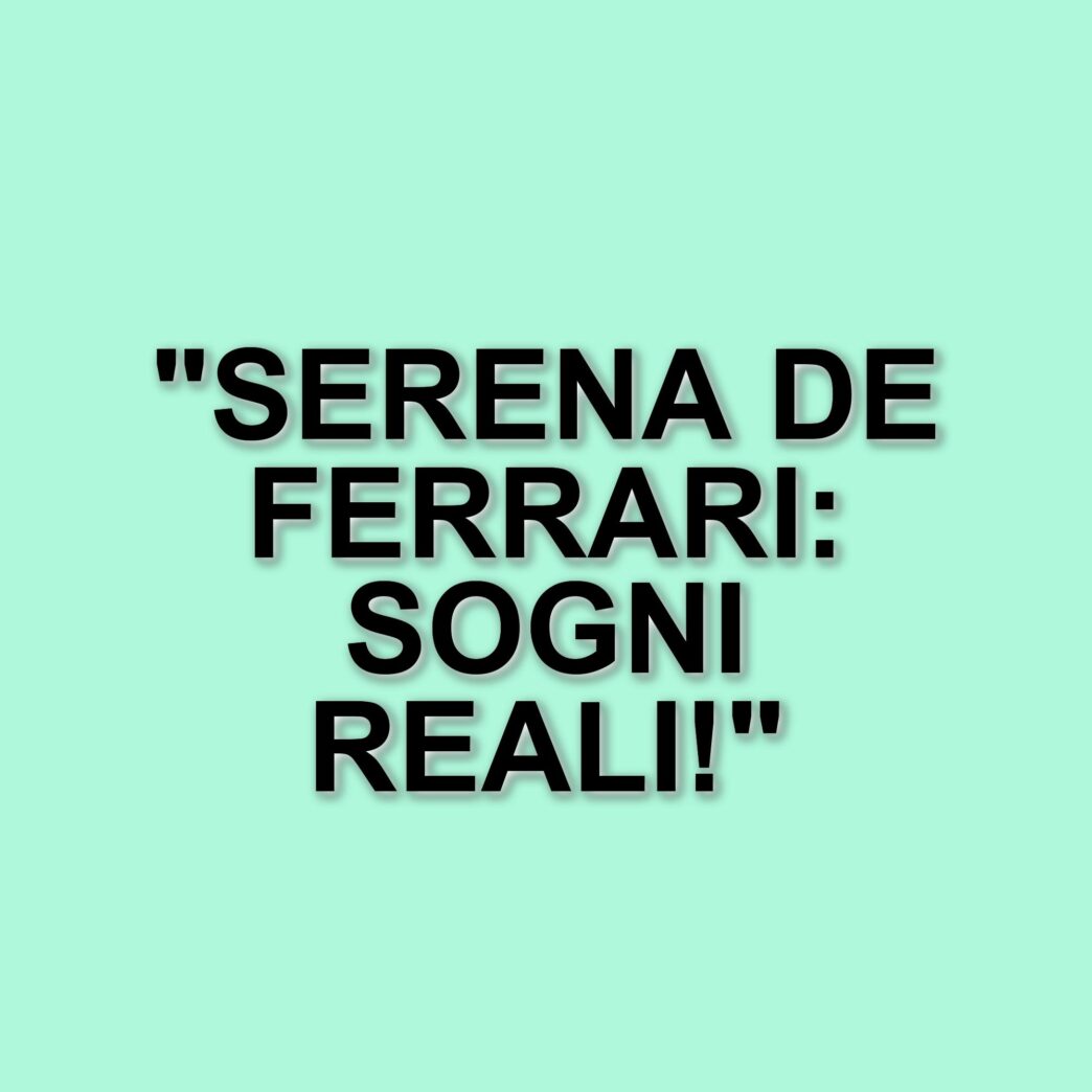 Serena De Ferrari: La nuova vita dopo Mare Fuori e il sogno di diventare mamma