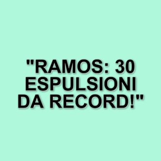 Sergio Ramos raggiunge un record storico: 30 espulsioni in carriera dopo il primo rosso in Messico