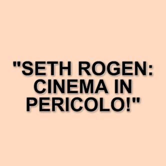 Seth Rogen protagonista in "The Studio": la lotta per la sopravvivenza nel mondo del cinema